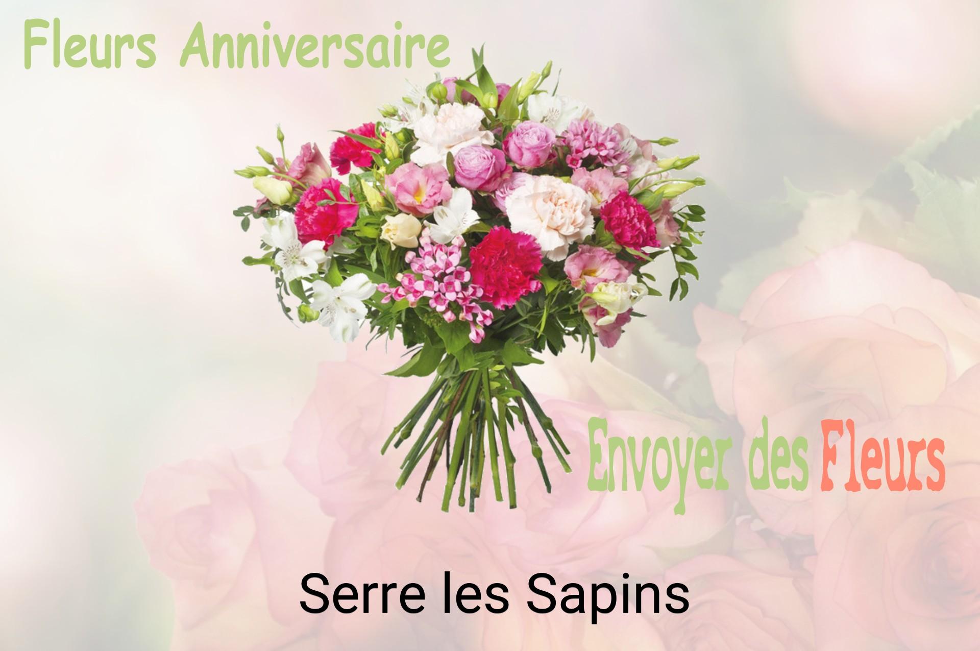 Bouquet de fleurs d’anniversaire livré à Serre-les-Sapins