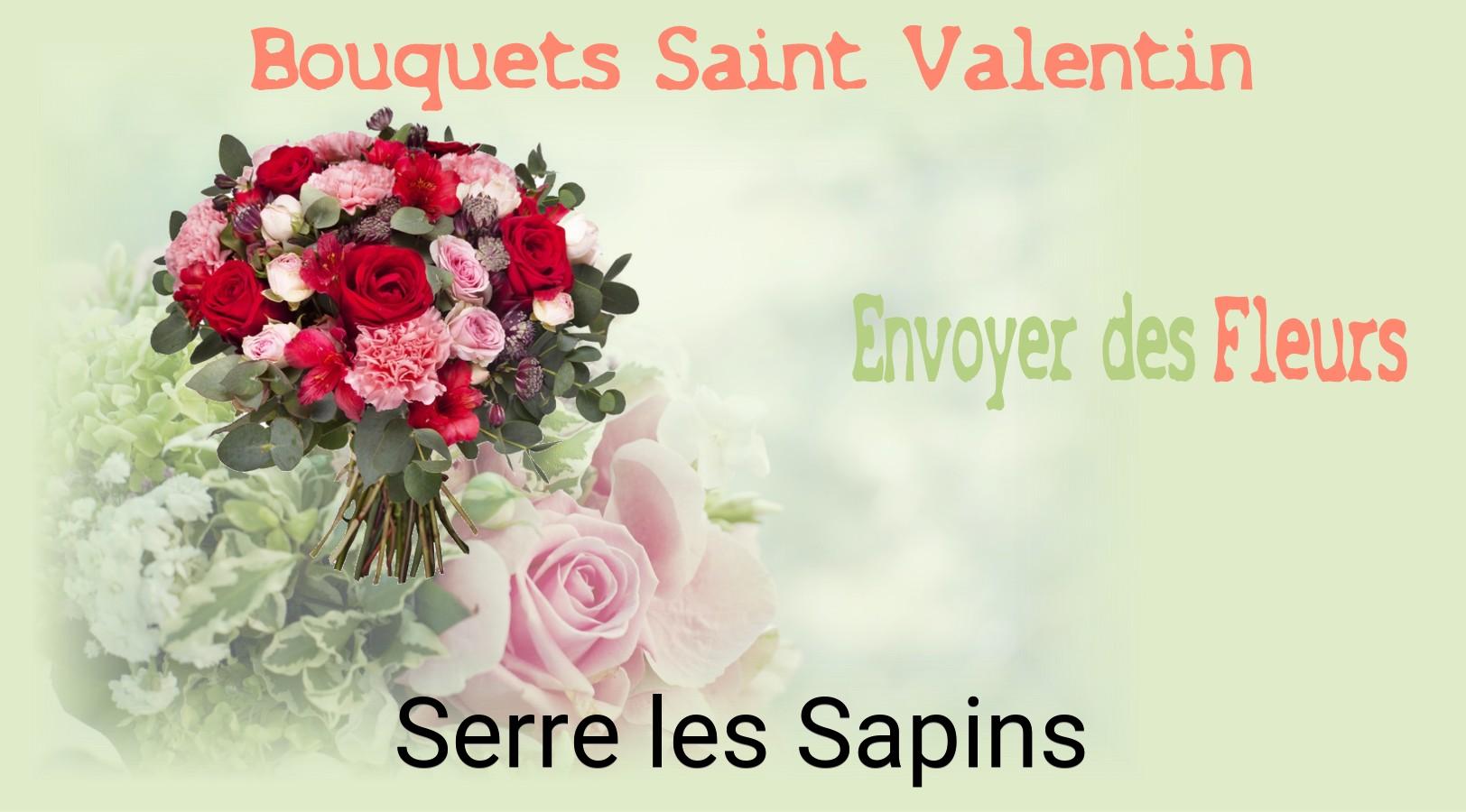 Roses de Saint-Valentin livrées à Serre-les-Sapins